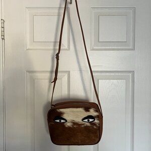 Min & Mon Cow Print Purse